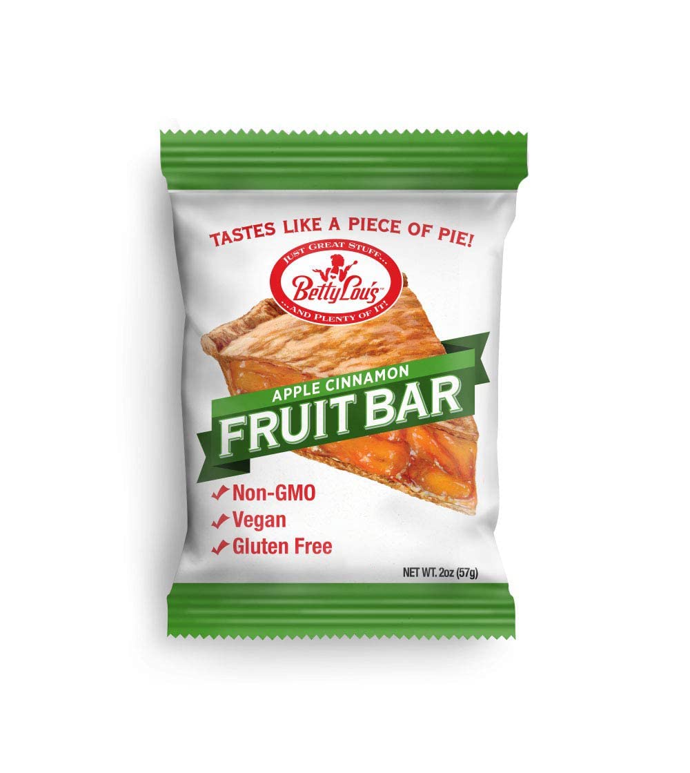Betty Lou's Apple Cinnamon Fruit Bar - 12ct