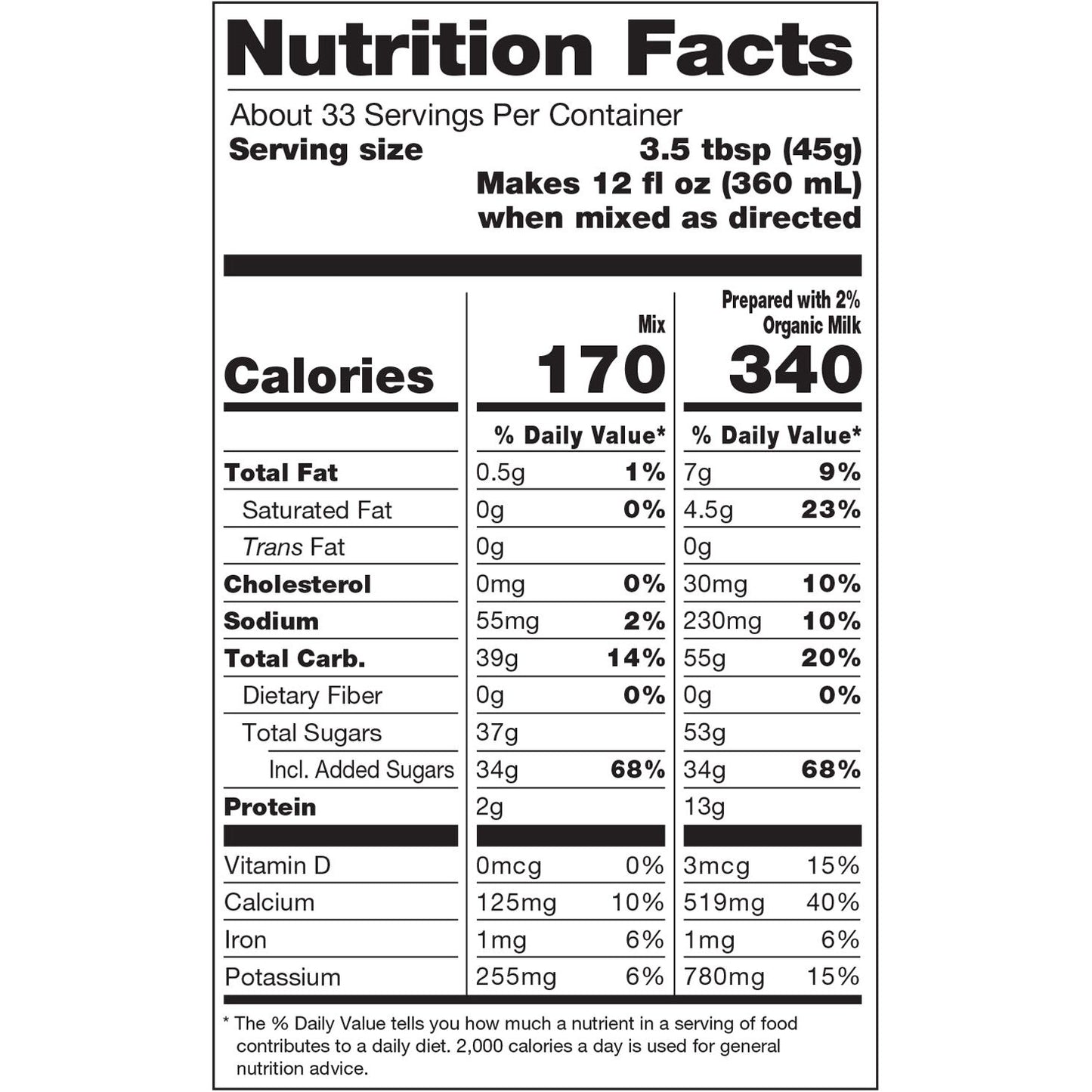Dr. Smoothie Organic Mocha 3.25lb
