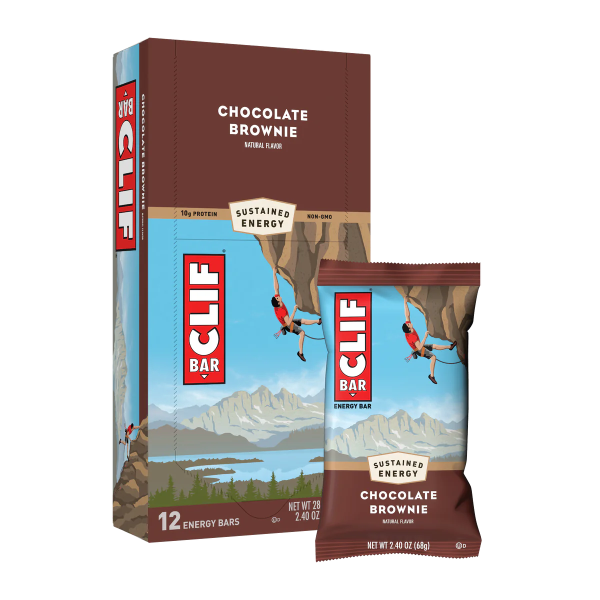 Clif Bar Chocolate Brownie - 12/box