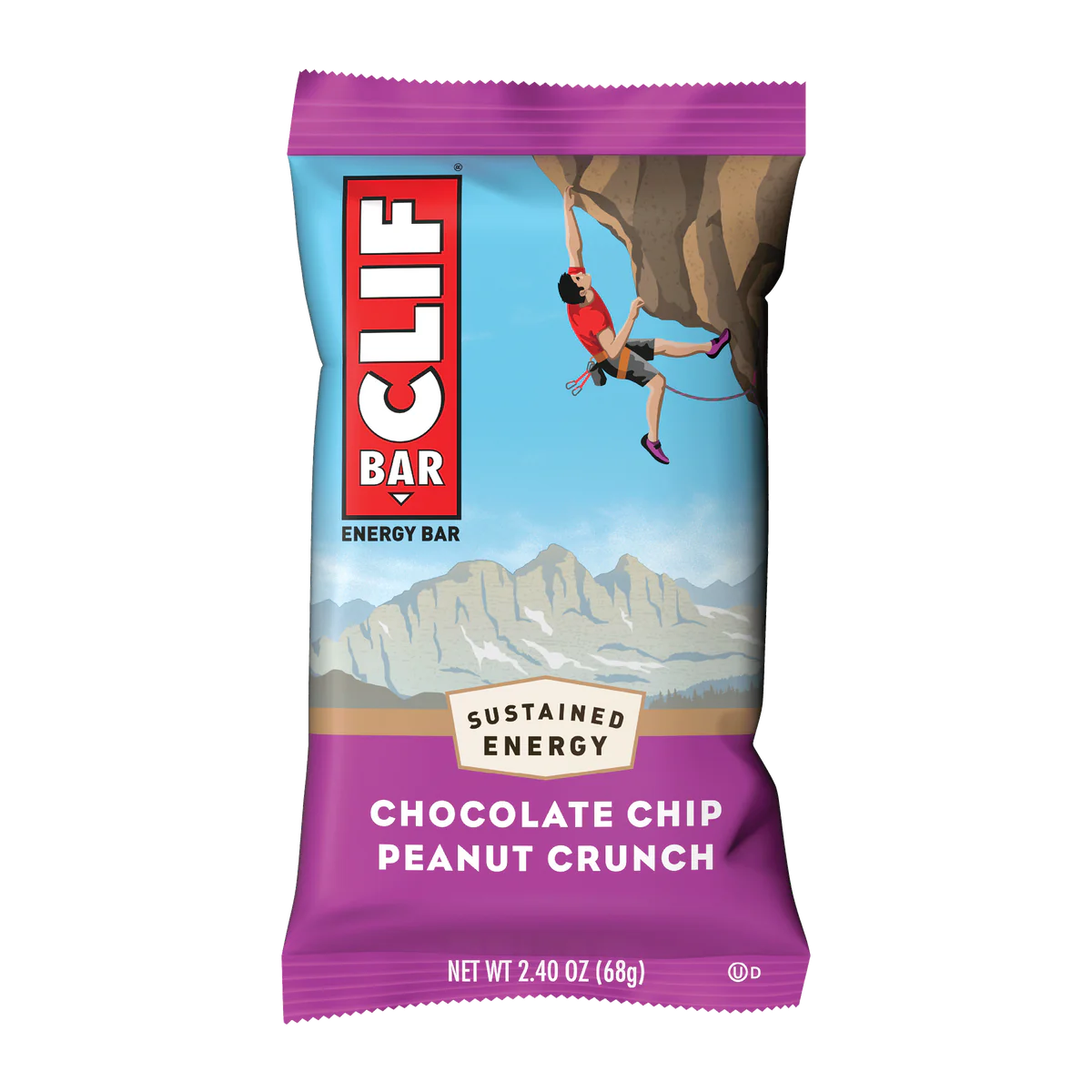 Clif Bar Chocolate Chip Peanut Crunch - 12/box