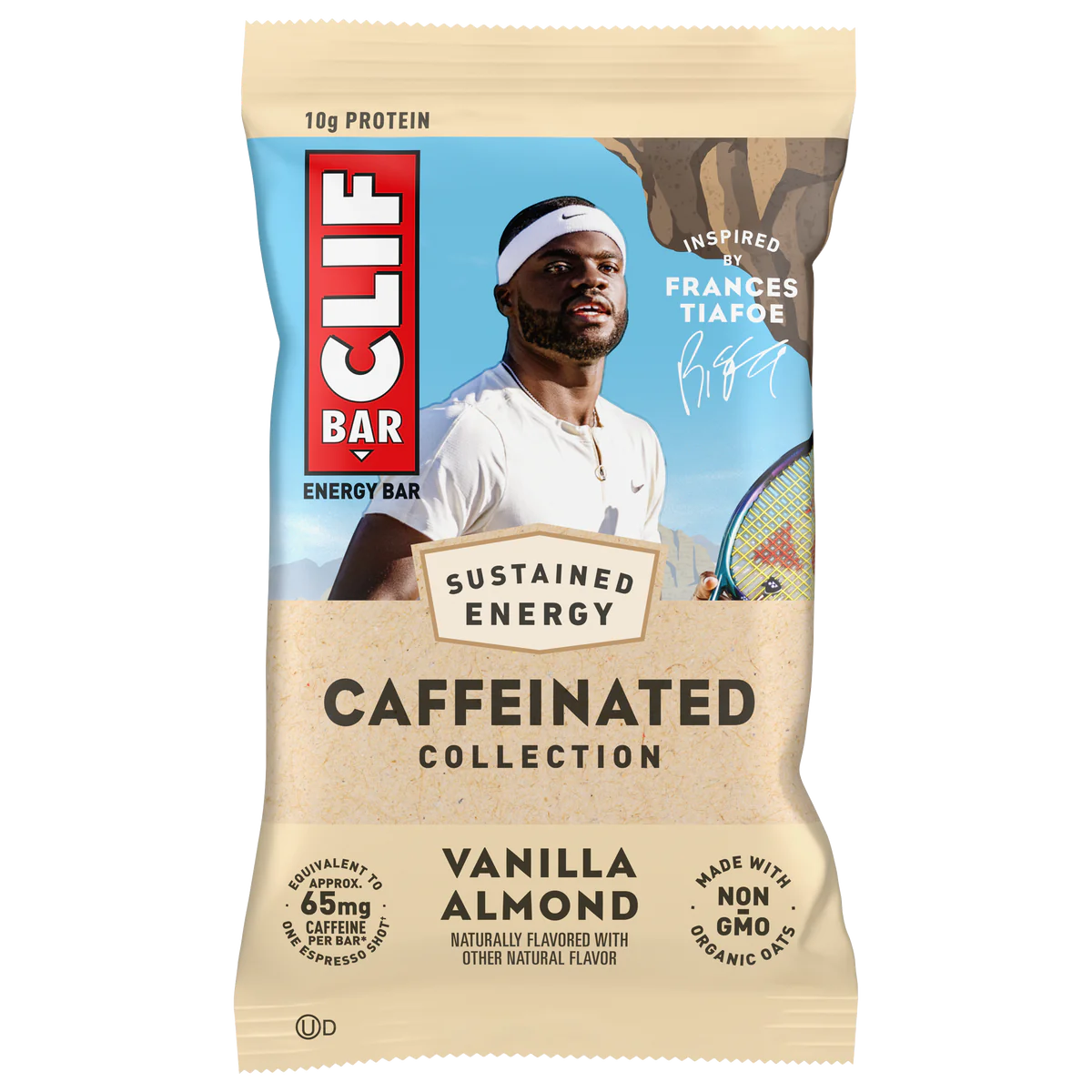 Clif Bar Energy Vanilla Almond Caffeinated - 12/box
