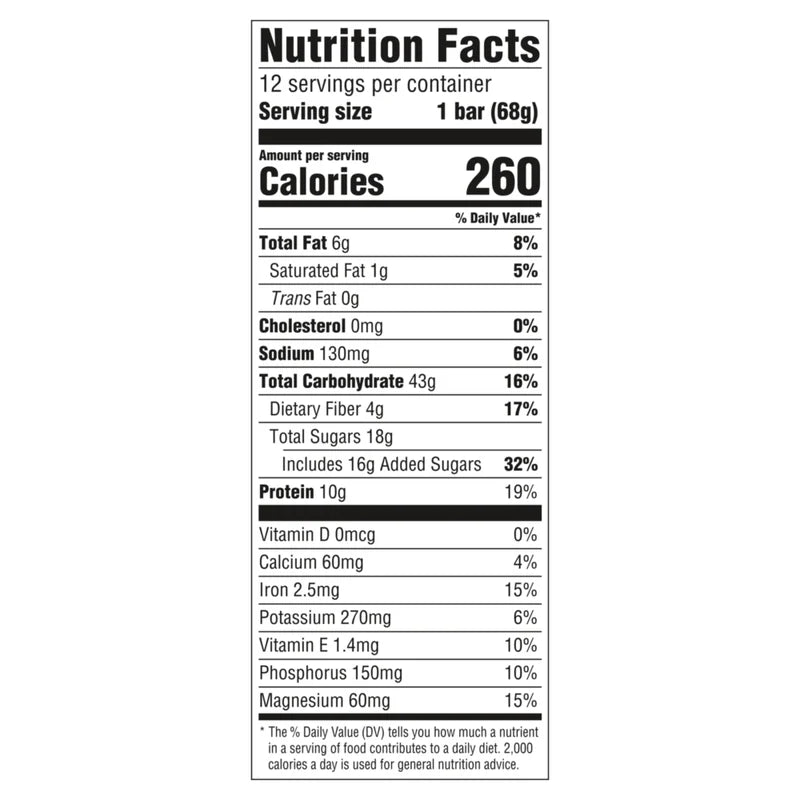 Clif Bar Energy Vanilla Almond Caffeinated - 12/box