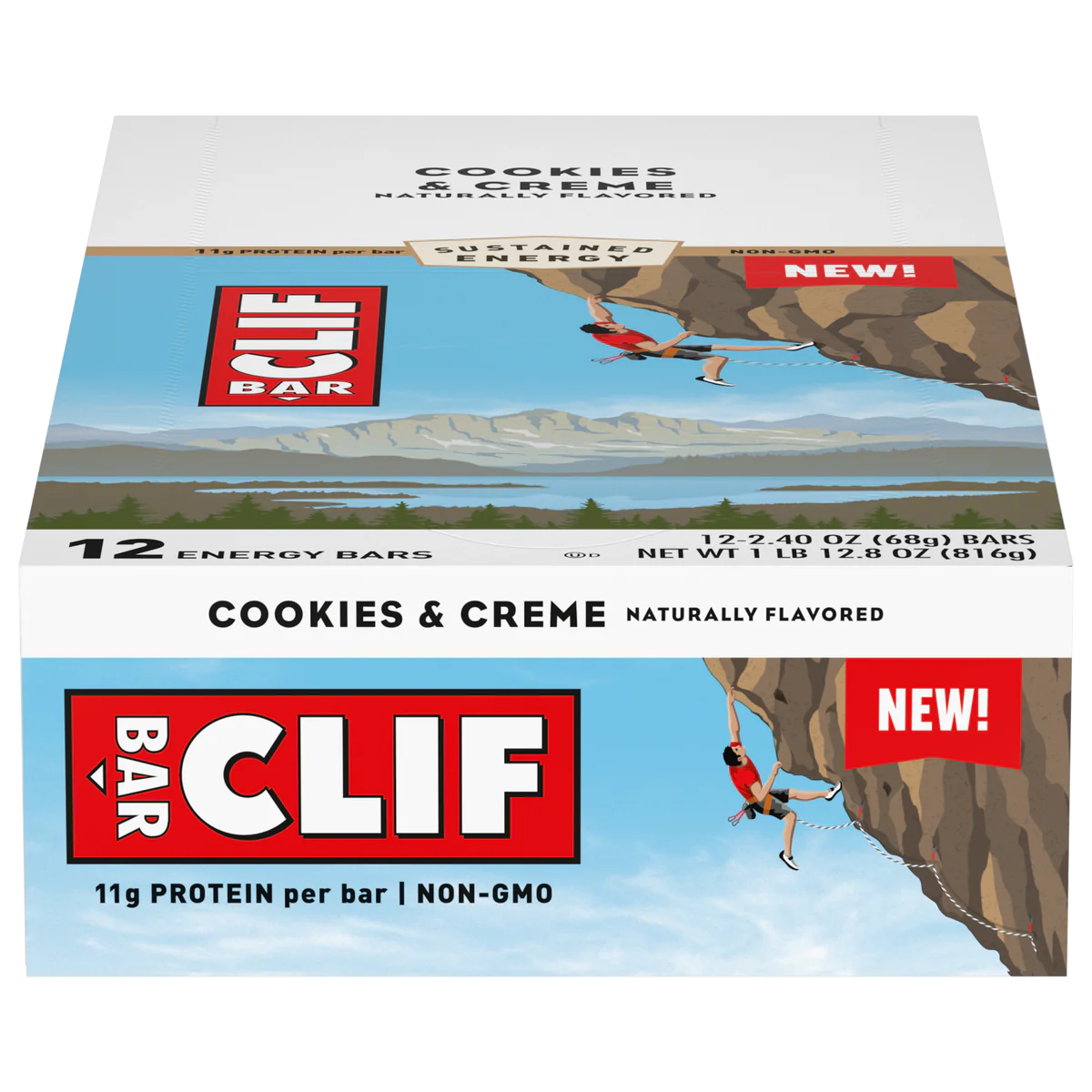Clif Bar Cookies & Creme - 12/box