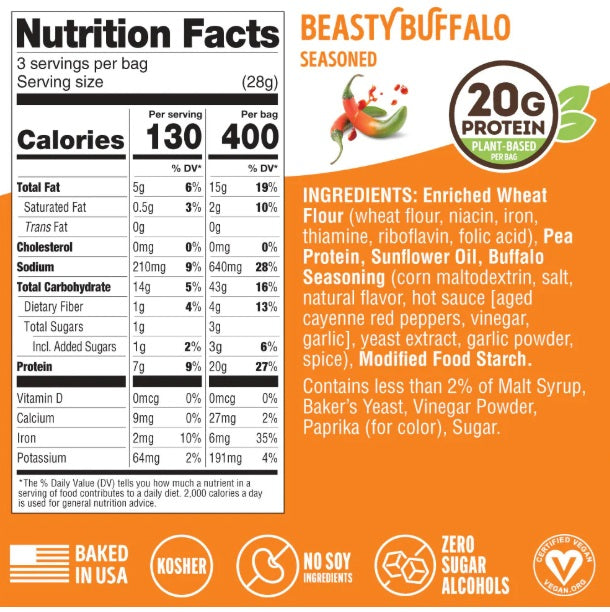 Lenny & Larrys Fitzels Beastly Buffalo - 8ct