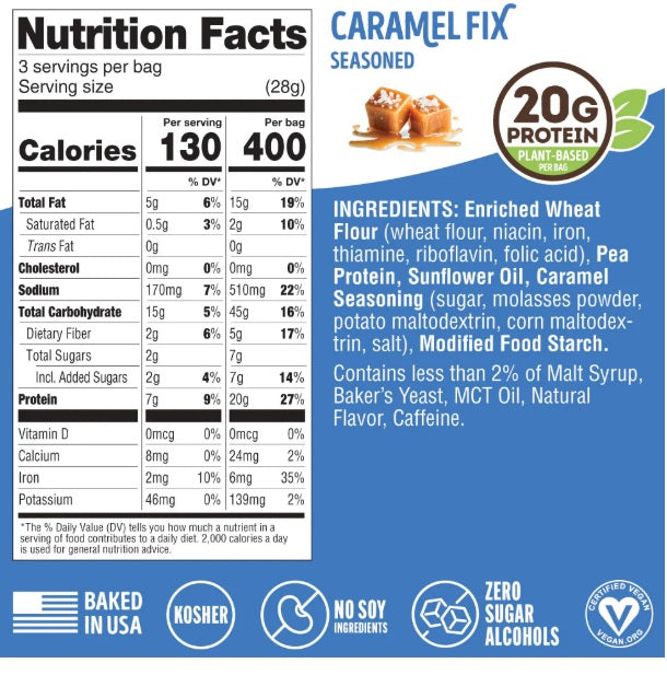 Lenny & Larrys Fitzels Caramel Fix - 8ct