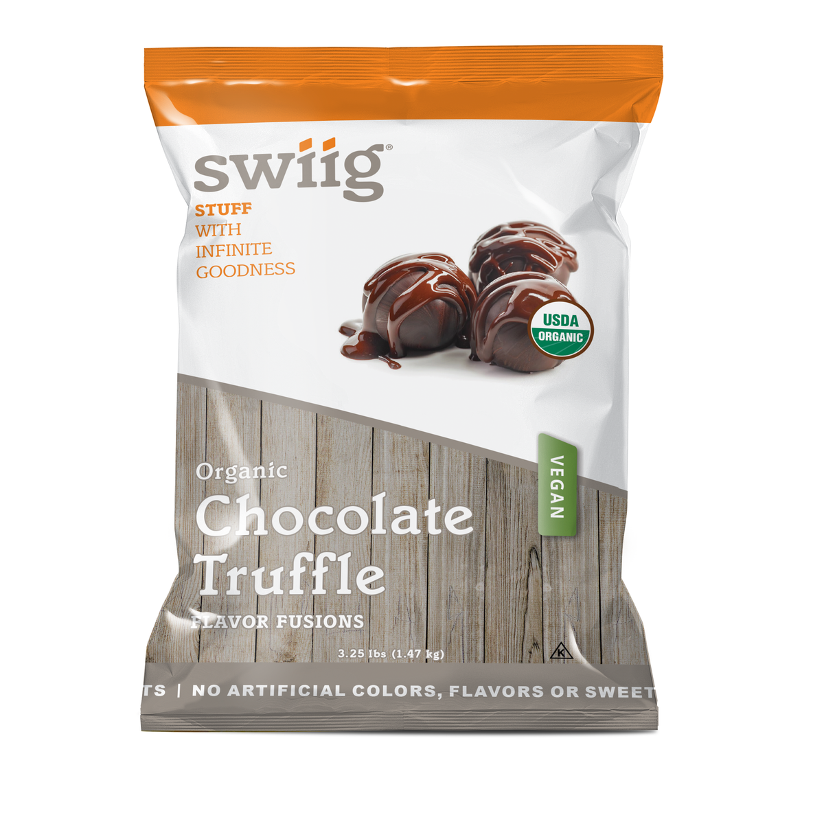 swiig Flavor Fusion Organic Chocolate Truffle 3.25lb PFC Orders