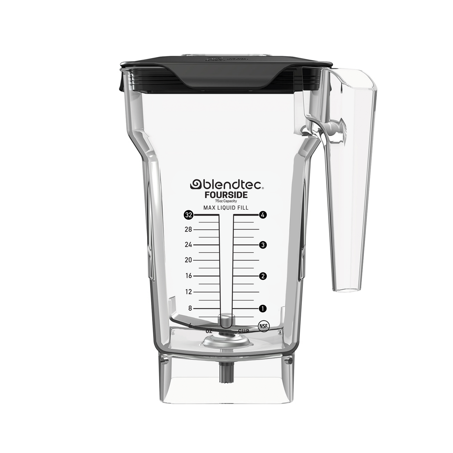Connoisseur Blender with 2 FourSide Jars and Black Soft Lids