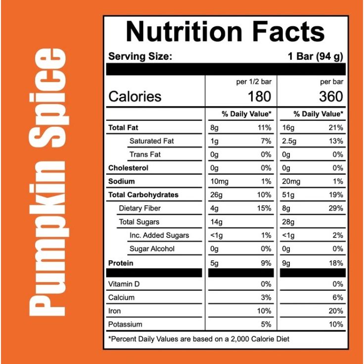 Off The Farm Pumpkin Spice Bar 12ct