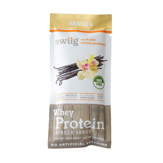 swiig Single Serve Whey Vanilla 10pk