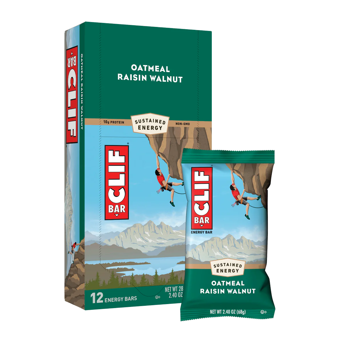 Clif Bar Oatmeal Raisin Walnut - 12/box