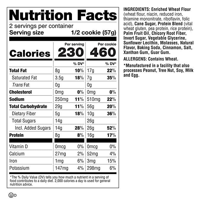 Lenny & Larry's White Chocolate Macadamia Cookie - 12ct