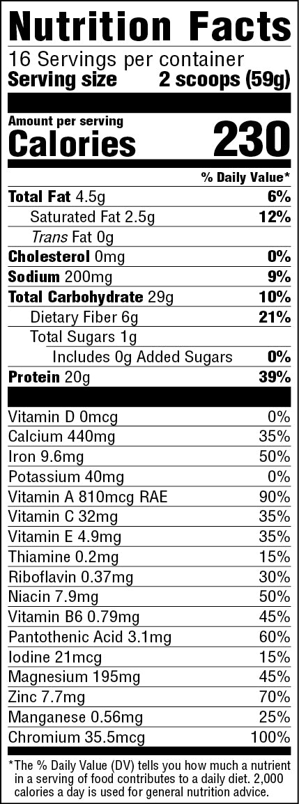 swiig Sqware Meals - Vanilla Plant 2.09lb
