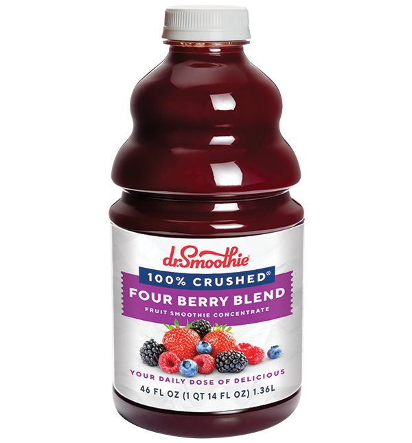 Four Berry Blend 100% Crushed Fruit 46oz Bottle