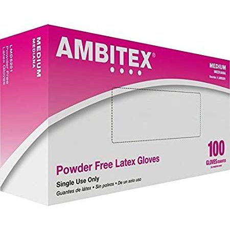 Latex Gloves - No Powder - Medium 100ct