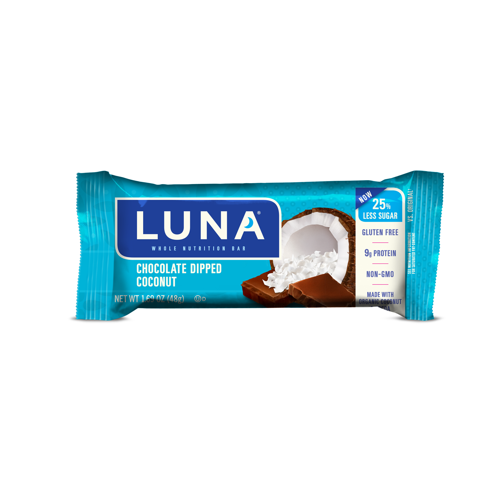 Luna Bar Chocolate Dipped Coconut - 15ct – PFC Orders Luna Bar Chocolate Dipped Coconut - 15ct – PFC Orders
