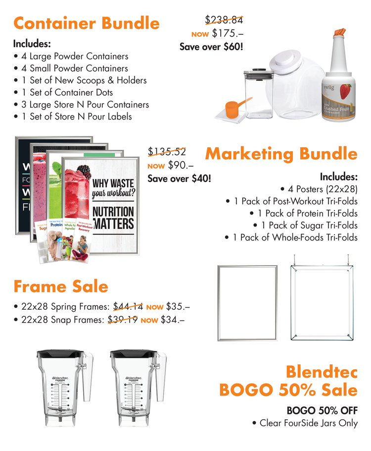 Refresh Your Juice Bar Sale