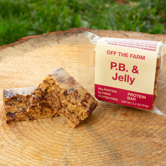 Off The Farm Peanut Butter & Jelly Protein Bar 12ct