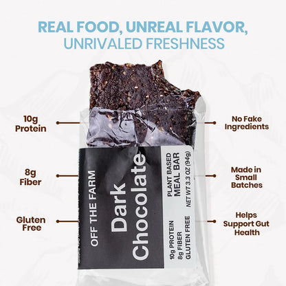 Off The Farm Dark Chocolate Meal Bar 12ct