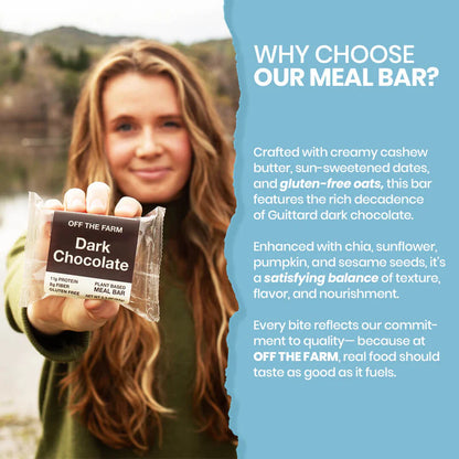 Off The Farm Dark Chocolate Meal Bar 12ct