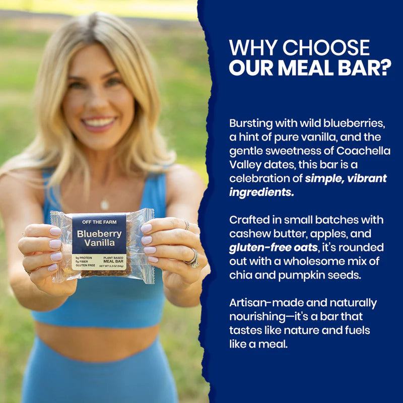 Off The Farm Blueberry Vanilla Meal Bar 12ct