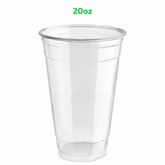 Cup Clear Plastic Recyclable 20oz 600ct