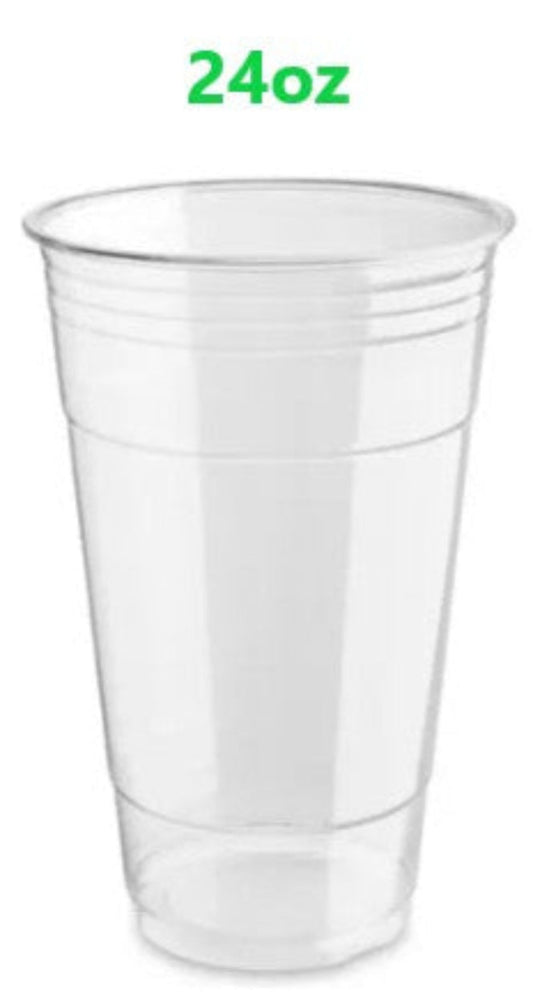 24oz Clear Plastic Cups - 600ct