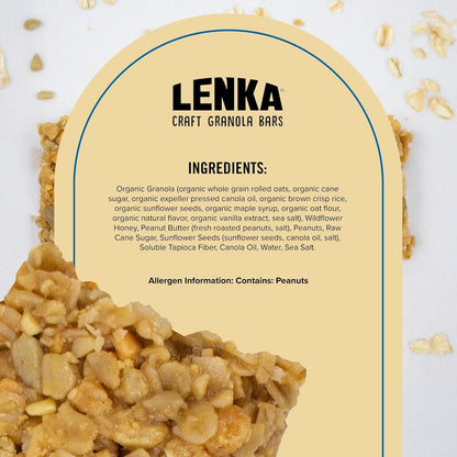 Lenka Bar Peanut Butter & Sea Salt 12ct