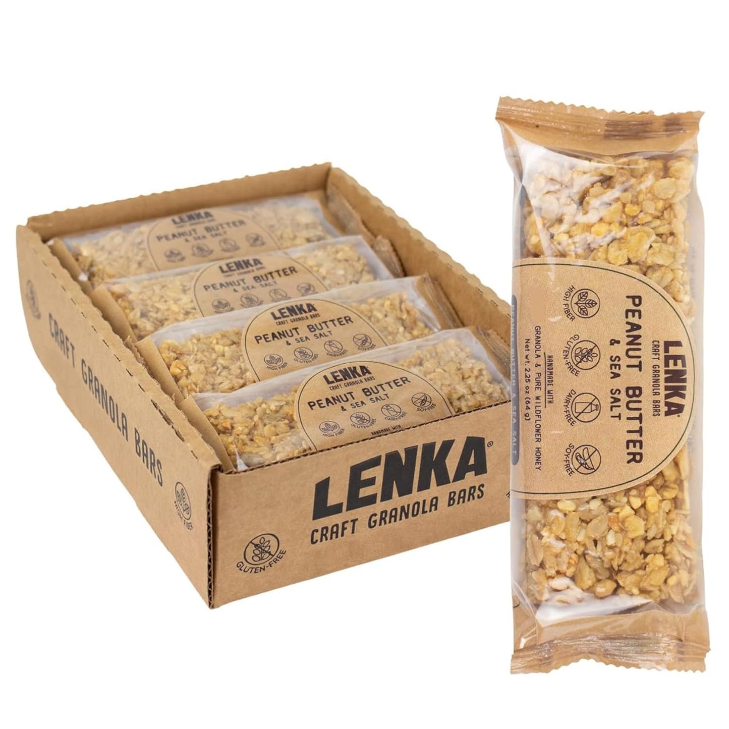 Lenka Bar Peanut Butter & Sea Salt 12ct