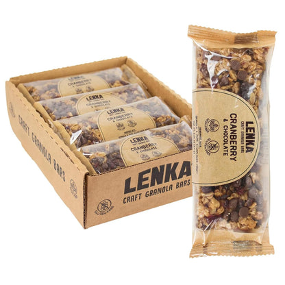 Lenka Bar Cranberry & Chocolate 12ct