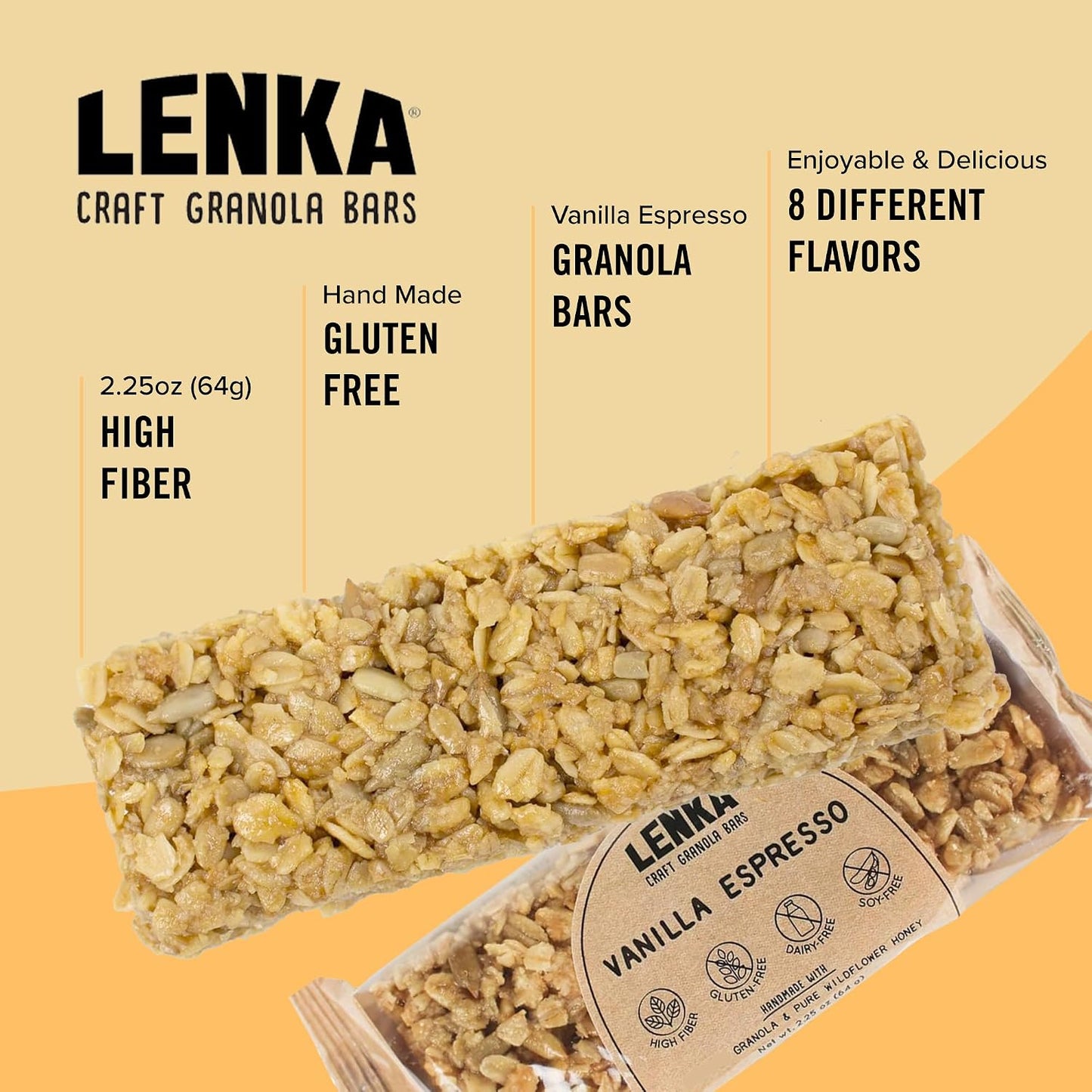 Lenka Bar Vanilla Espresso 12ct