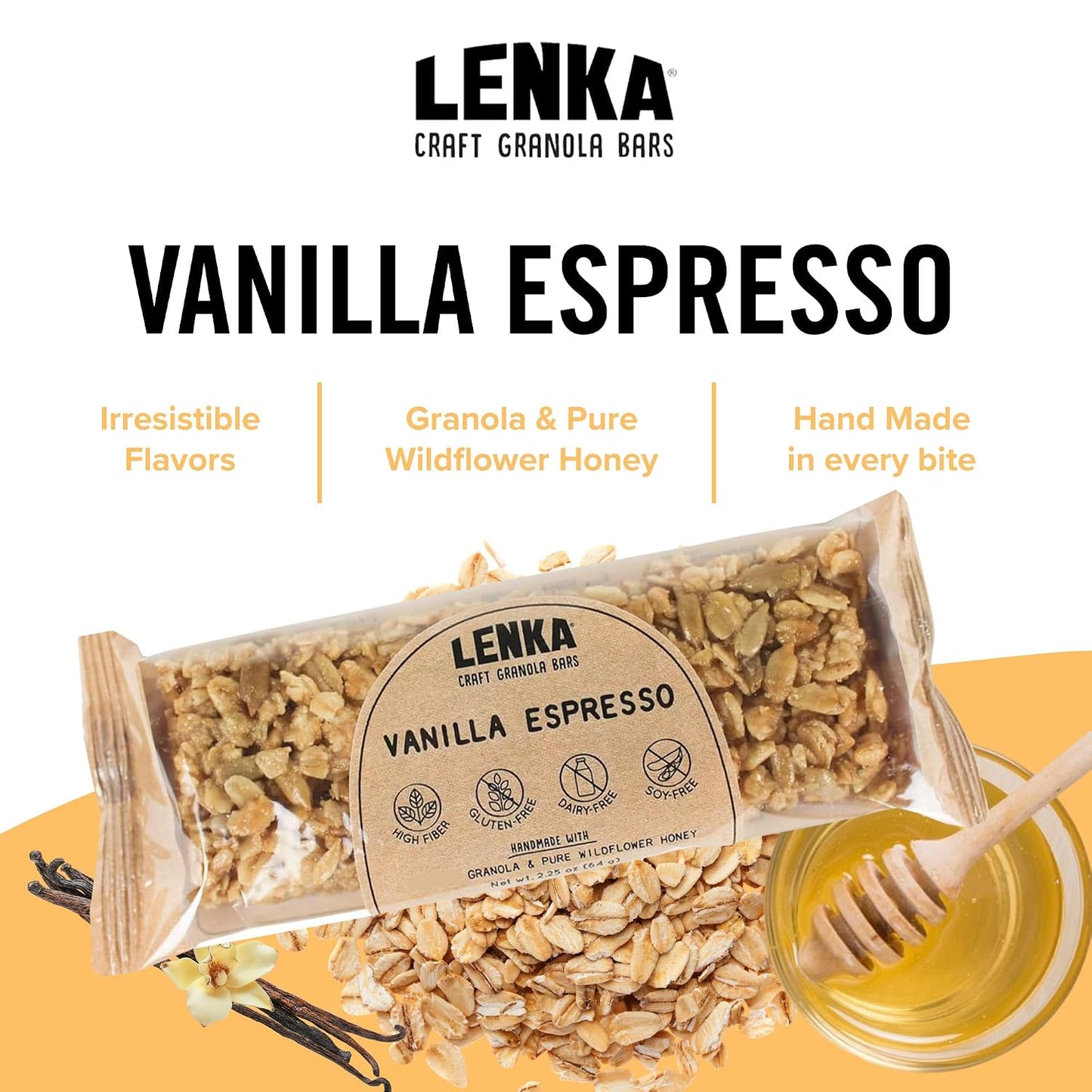 Lenka Bar Vanilla Espresso 12ct