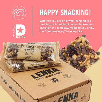 Lenka Bar Cranberry & Chocolate 12ct