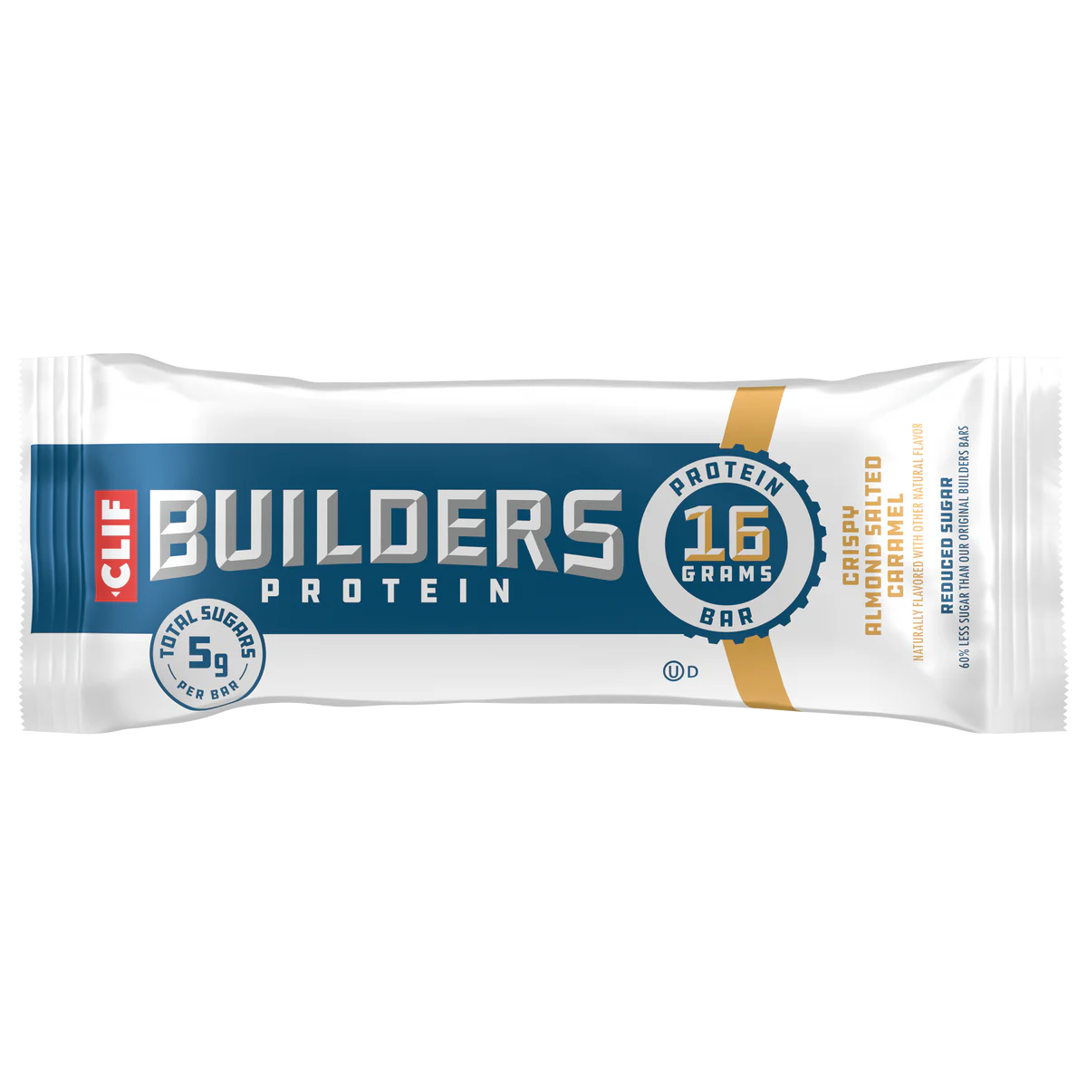 Clif Builders Bar Low Sugar Almond Salted Caramel - 12/box