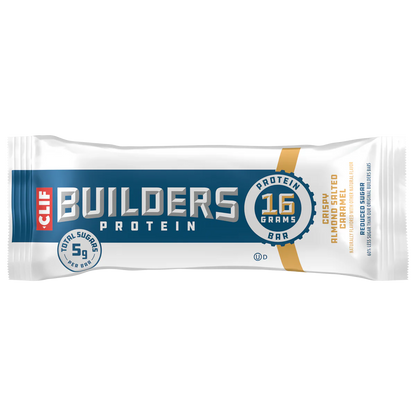 Clif Builders Bar Low Sugar Almond Salted Caramel - 12/box