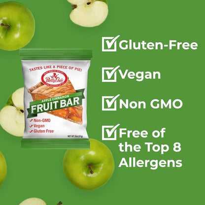 Betty Lou's Apple Cinnamon Fruit Bar - 12ct