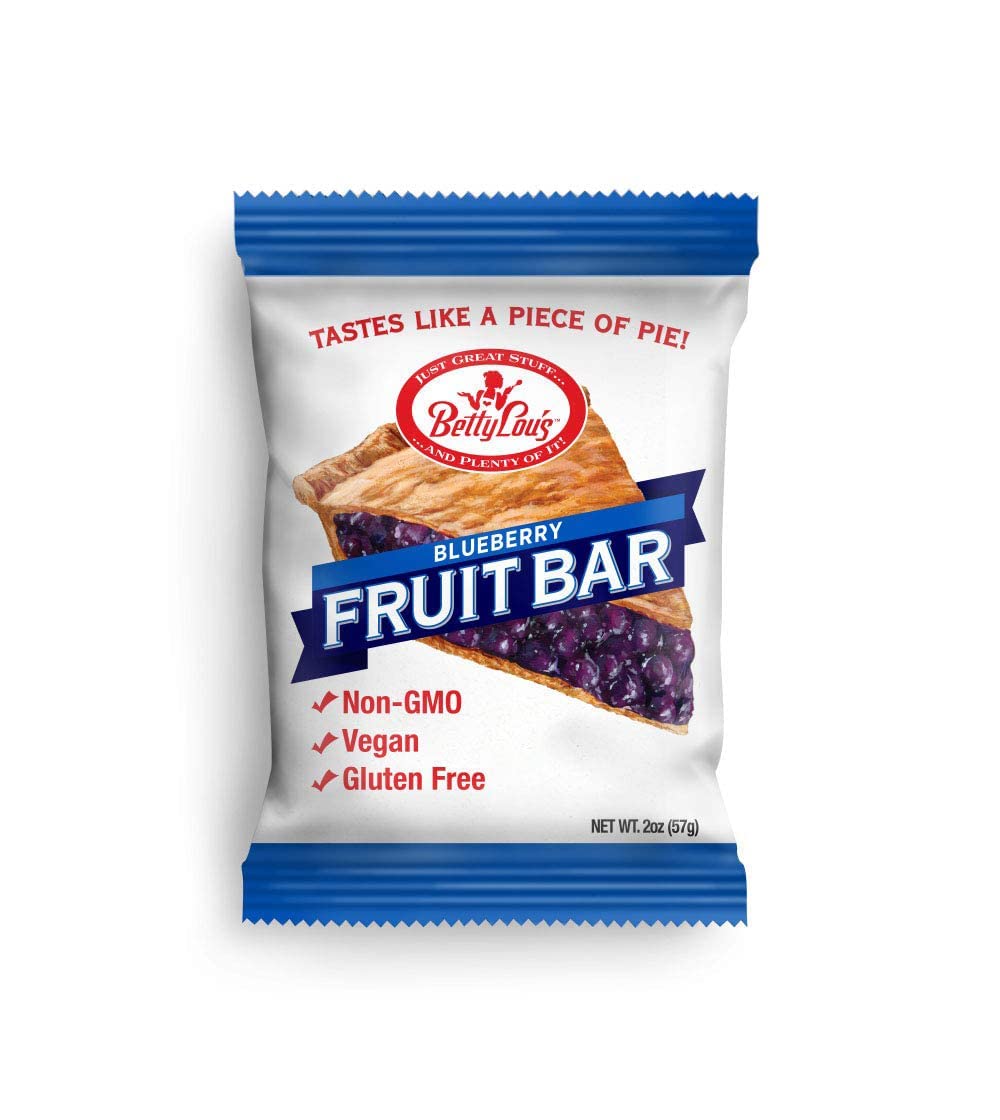 Betty Lou's Blueberry Fruit Bar - 12ct