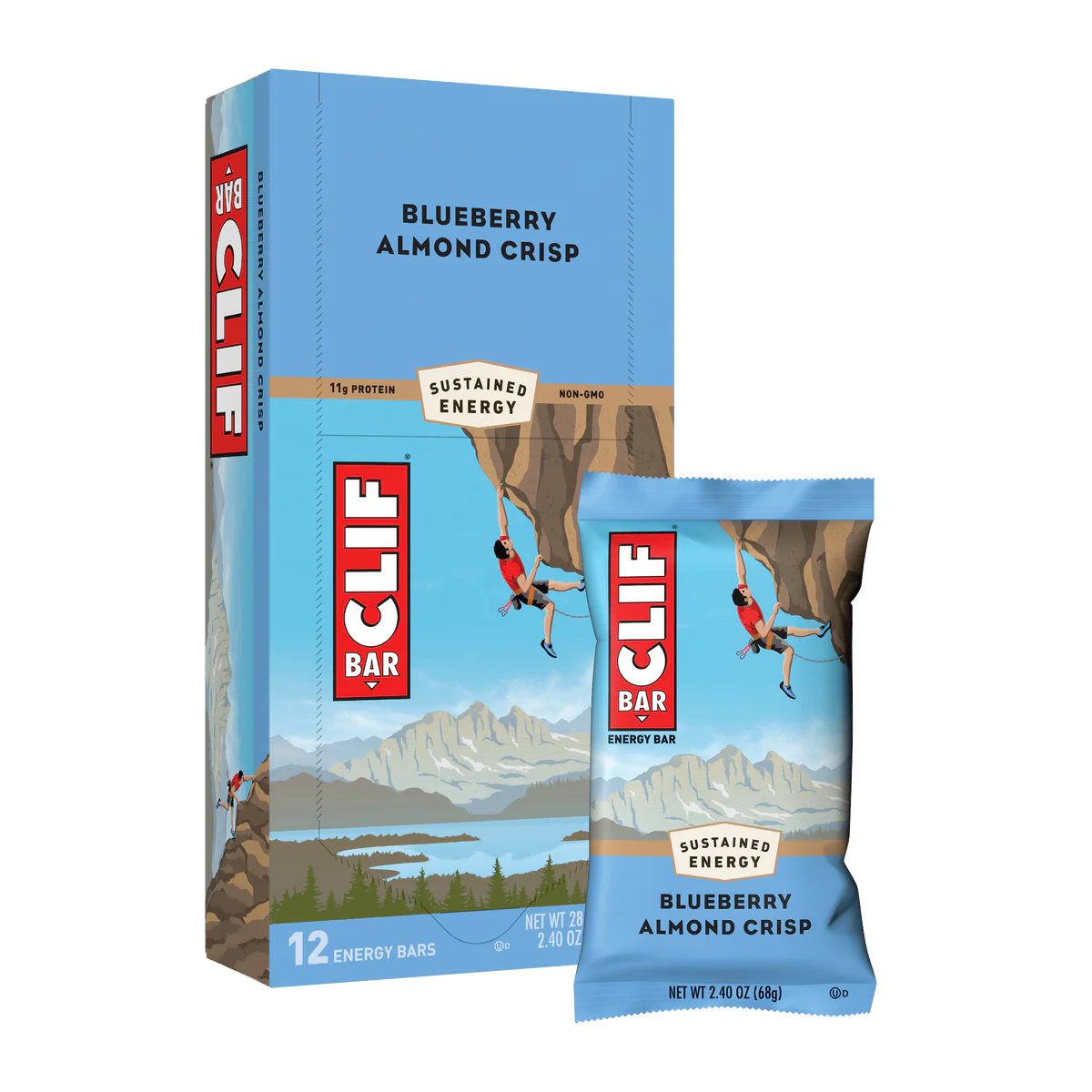 Clif Bar Blueberry Crisp - 12/box