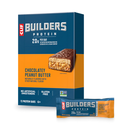 Clif Builders Bar Chocolate Peanut Butter - 12/box