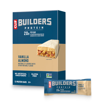 Clif Builders Bar Vanilla Almond - 12/box