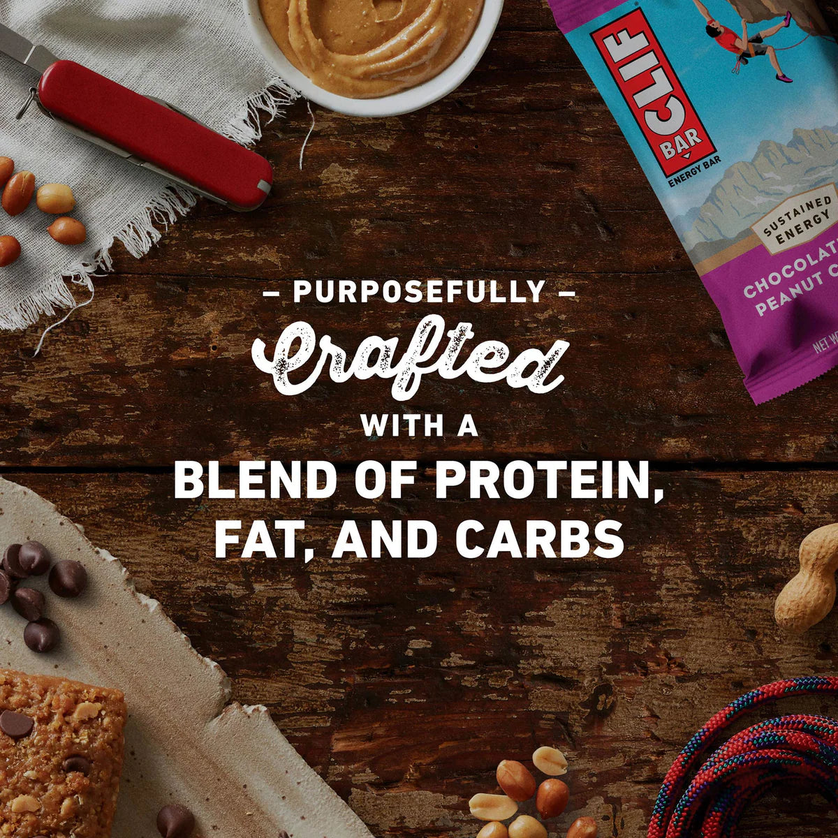 Clif Bar Chocolate Chip Peanut Crunch - 12/box
