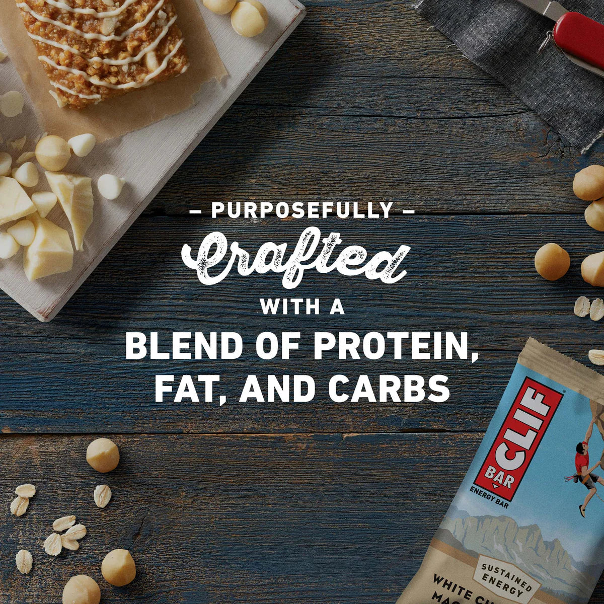 Clif Bar White Chocolate Macadamia - 12/box
