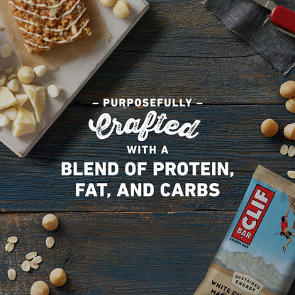 Clif Bar White Chocolate Macadamia - 12/box