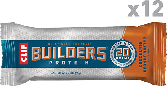 Clif Builders Bar Chocolate Peanut Butter - 12/box