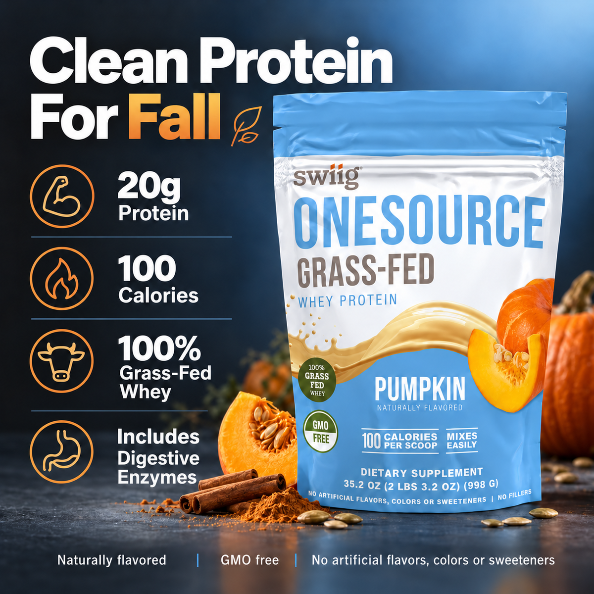 swiig OneSource Whey Pumpkin 2.2lb
