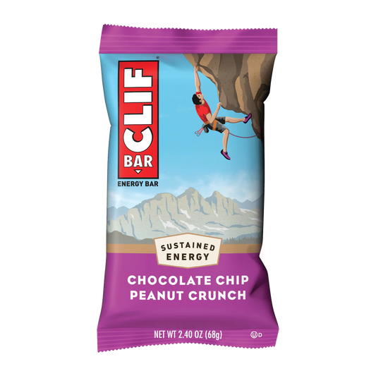 Clif Bar Chocolate Chip Peanut Crunch - 12/box