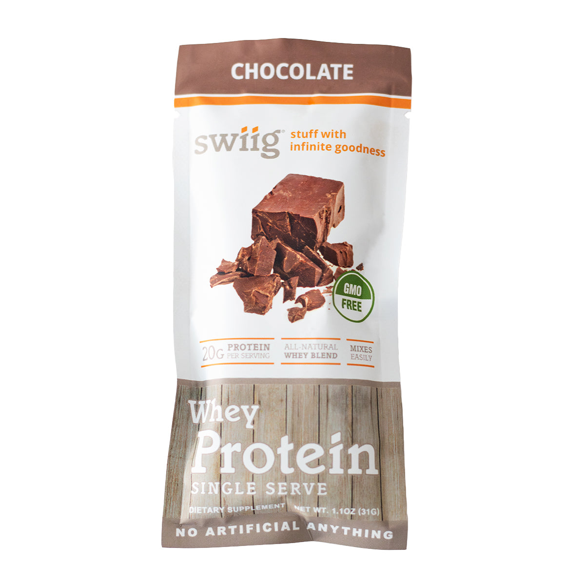 swiig Single Serve Whey Chocolate 10pk