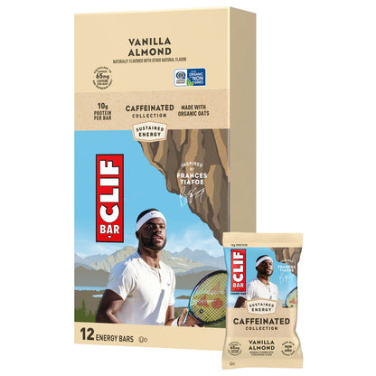 Clif Bar Energy Vanilla Almond Caffeinated - 12/box