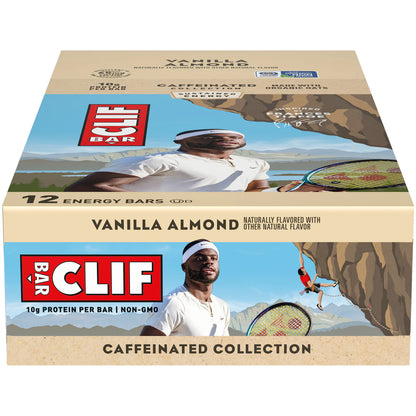 Clif Bar Energy Vanilla Almond Caffeinated - 12/box