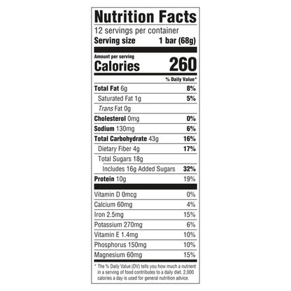 Clif Bar Energy Vanilla Almond Caffeinated - 12/box