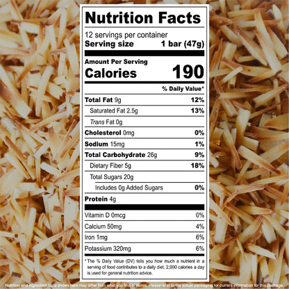 Jones Bar Organic Coconut Almond - 12ct